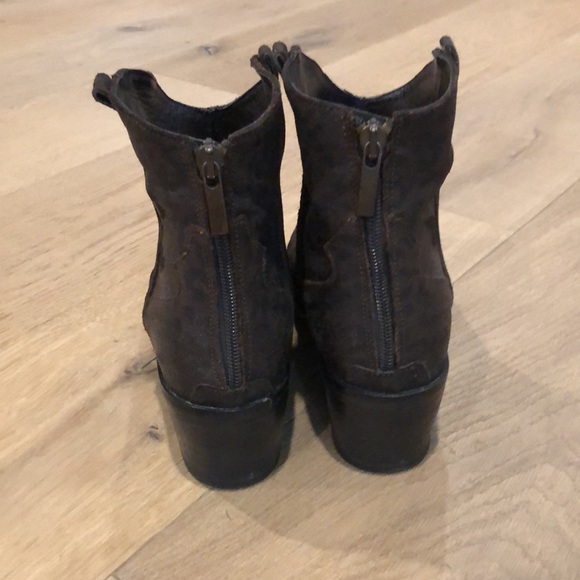 Piranha Italian Leather Western Styled ankle boots - Picture 3 of 12